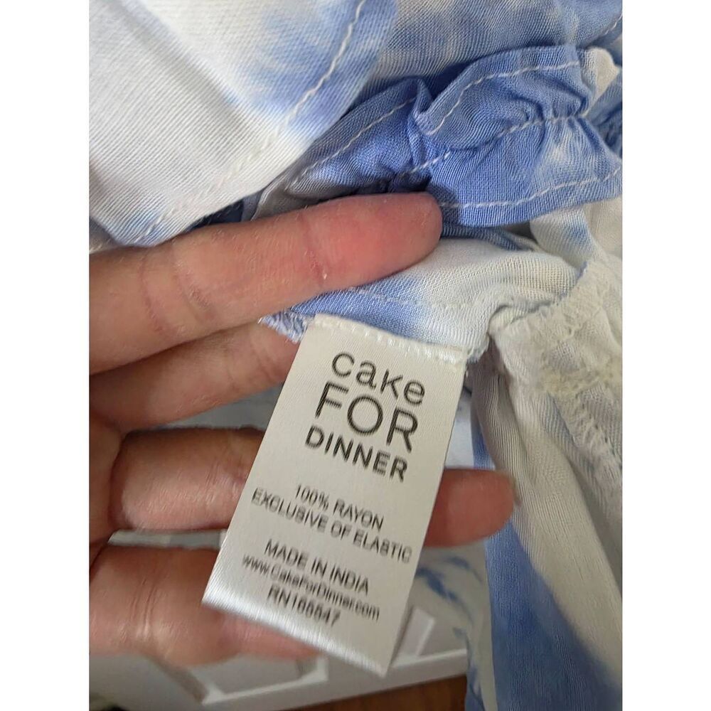 Cake For Dinner the Meadow Dress in Sky Blue Burst Tie Dye M $148 - Picture 7 of 10
